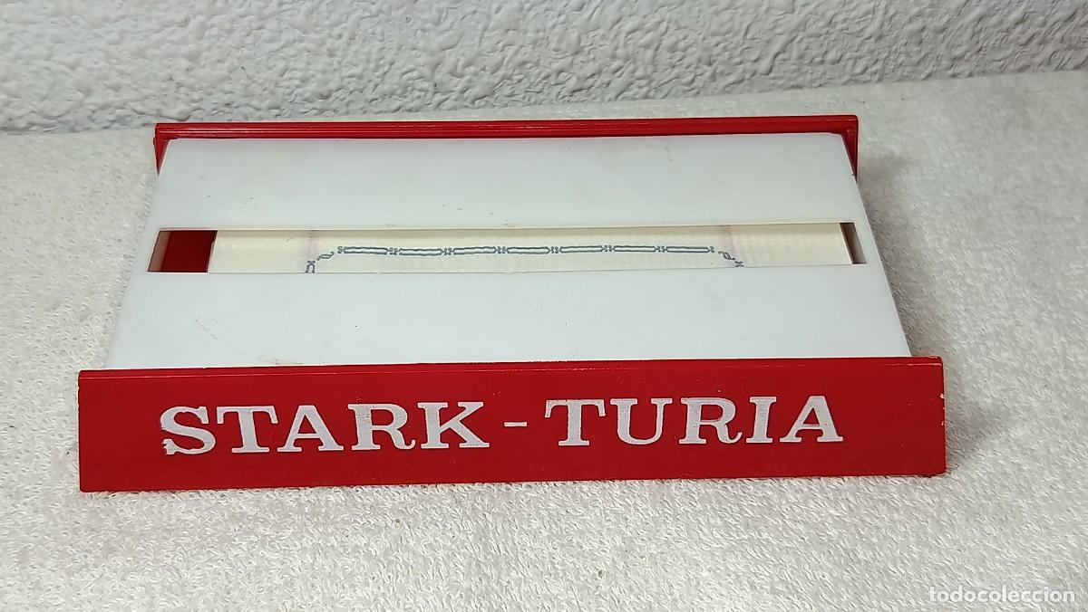 Coleccionismo de cervezas: ANTIGUO SERVILLETERO PUBLICITARIO DE CERVEZA CERVEZAS STARK TURIA VALENCIA A&Ntilde;OS 70