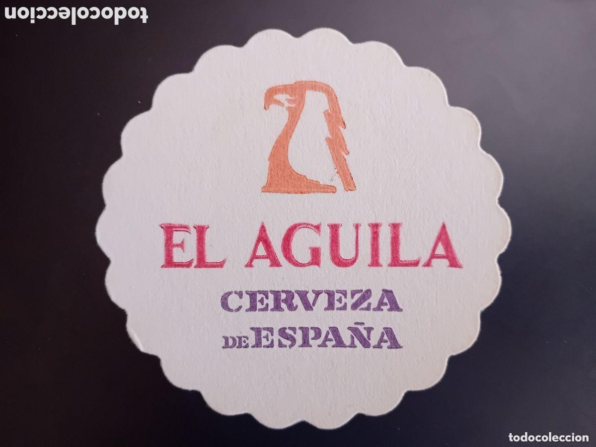 Collectable Beer: Antiguo posavasos cerveza El Aguila la cerveza de Espa&ntilde;a