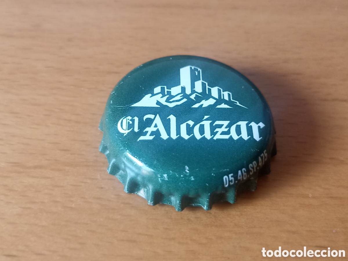 Coleccionismo de cervezas: Chapa cerveza El Alc&aacute;zar - Pedido m&iacute;nimo 3&euro;