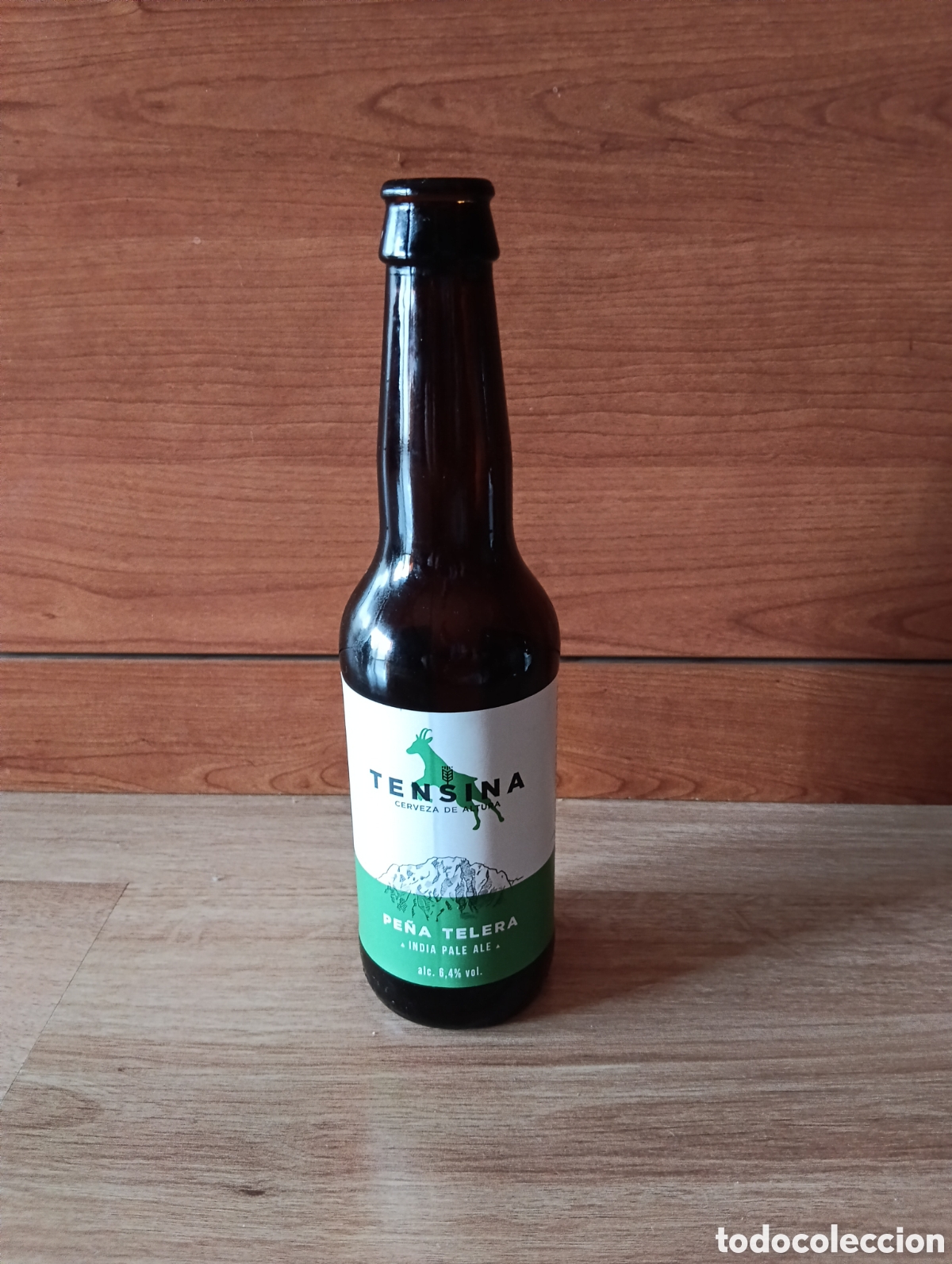 Coleccionismo de cervezas: BOTELLA DE CERVEZA VACIA TENSINA PELA TELERA