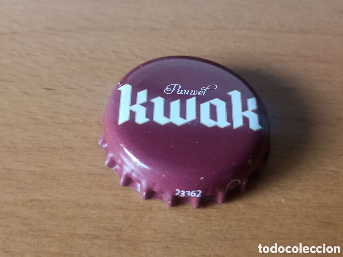 Coleccionismo de cervezas: Chapa cerveza Kwak - Pedido m&iacute;nimo 3&euro;