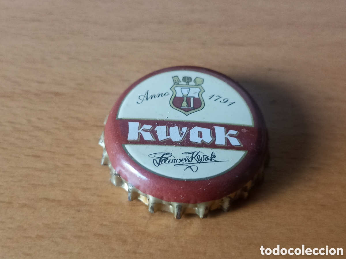 Coleccionismo de cervezas: Chapa cerveza Kwak - Pedido m&iacute;nimo 3&euro;