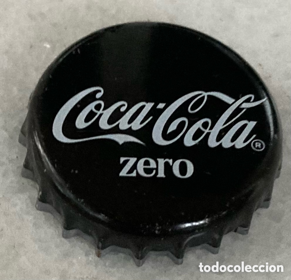 Coleccionismo de cervezas: TAP&Oacute;N CORONA BOTTLE CAP TAPPI CHAPA CAPSULE SODA COCA COLA ZERO.FABR.CHAPA.U-- LOTE N.1190-CARMANJO
