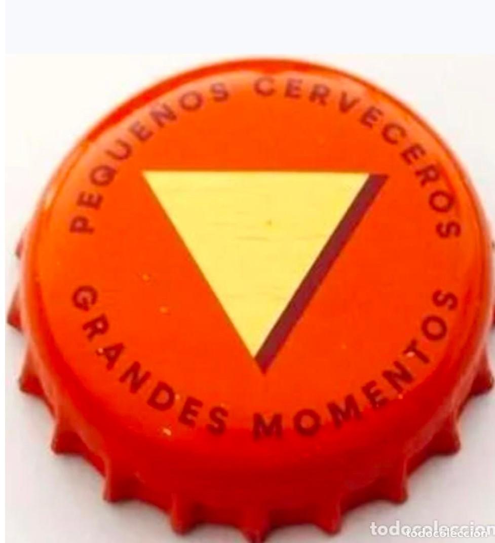 Coleccionismo de cervezas: CHAPA CORONA ESPA&Ntilde;A &Aacute;MBAR TOSTADA