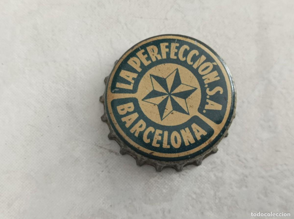 Coleccionismo de cervezas: Chapa tapon corona antigua La Perfeccion