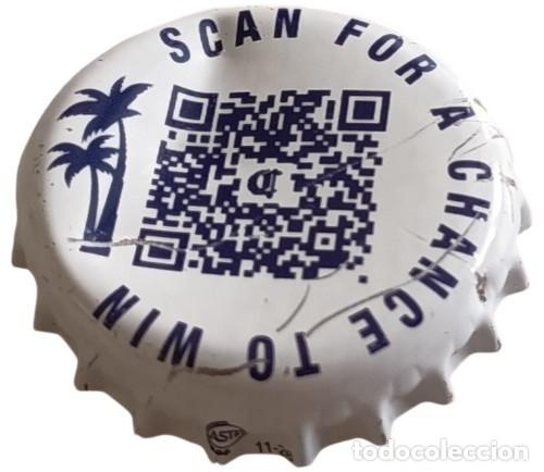 Coleccionismo de cervezas: Capsule Bi&egrave;re Beer Cap Corona Scan for a chance to win RP999