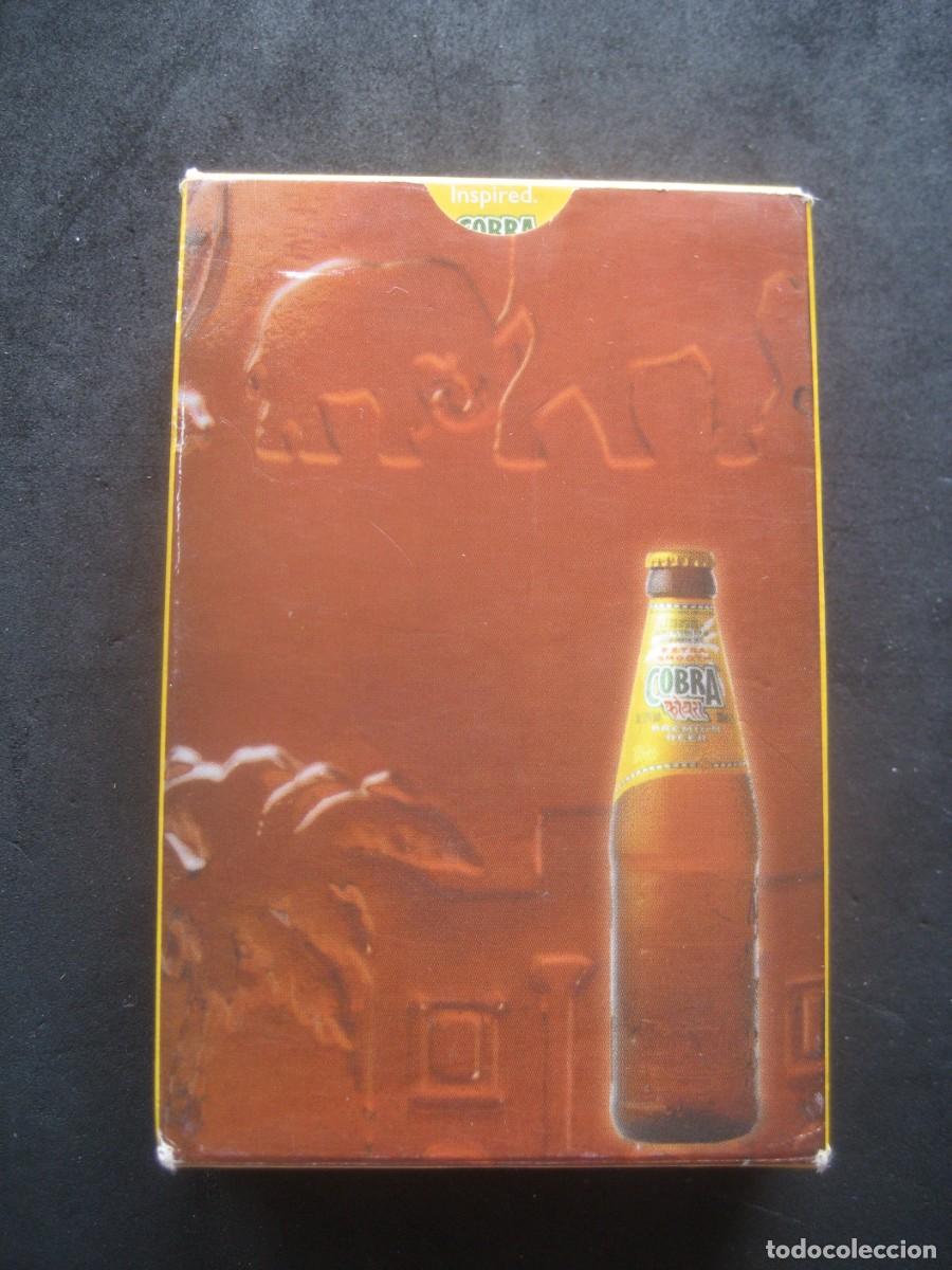 Coleccionismo de cervezas: BARAJA POKER. CERVEZA INDIA COBRA