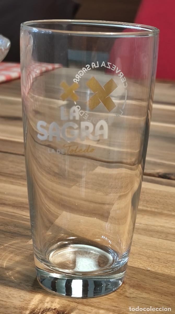 Coleccionismo de cervezas: VASO CERVEZA - Cerveza LA SAGRA La de Toledo