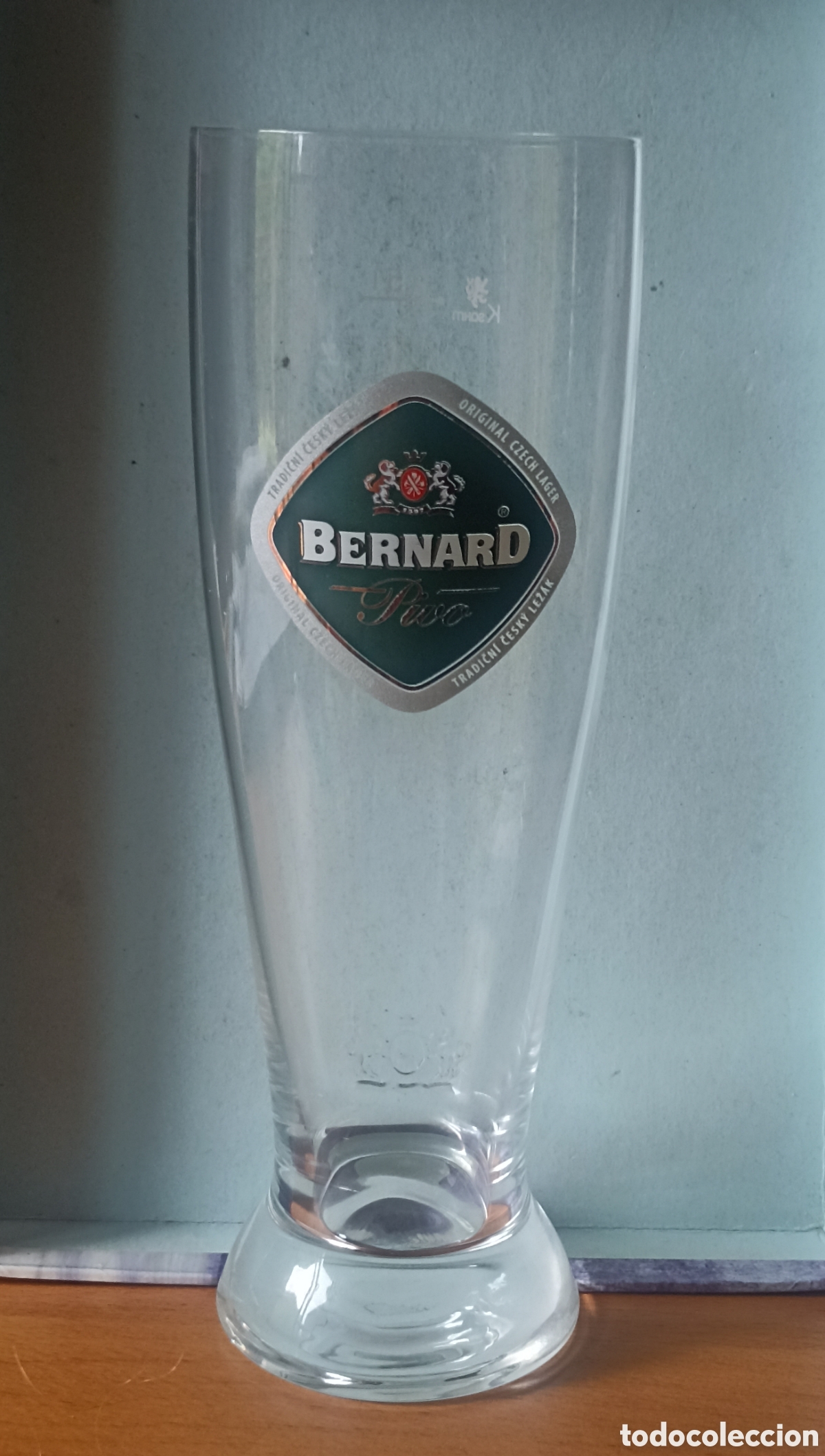 Coleccionismo de cervezas: Vaso cerveza Bernard 0,5 litros