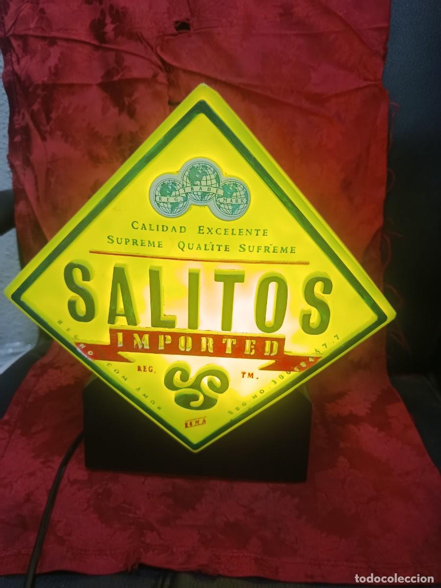 Coleccionismo de cervezas: Cartel luminoso antiguo cerveza Salitos