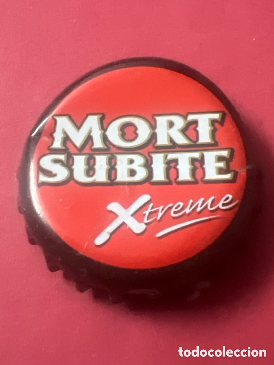 Coleccionismo de cervezas: T4/X137/H2. CHAPA CERVEZA - B&Eacute;LGICA - Mort Subite Xtreme
