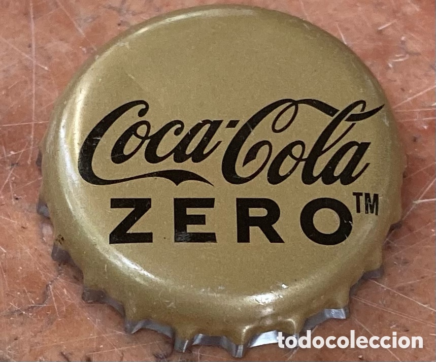 Coleccionismo de cervezas: TAP&Oacute;N CORONA BOTTLE CAP TAPPI CHAPA CAPSULE SODA COCA COLA ZERO.FABR.CHAPA.CP-- LOTE N.2387-CARMANJO