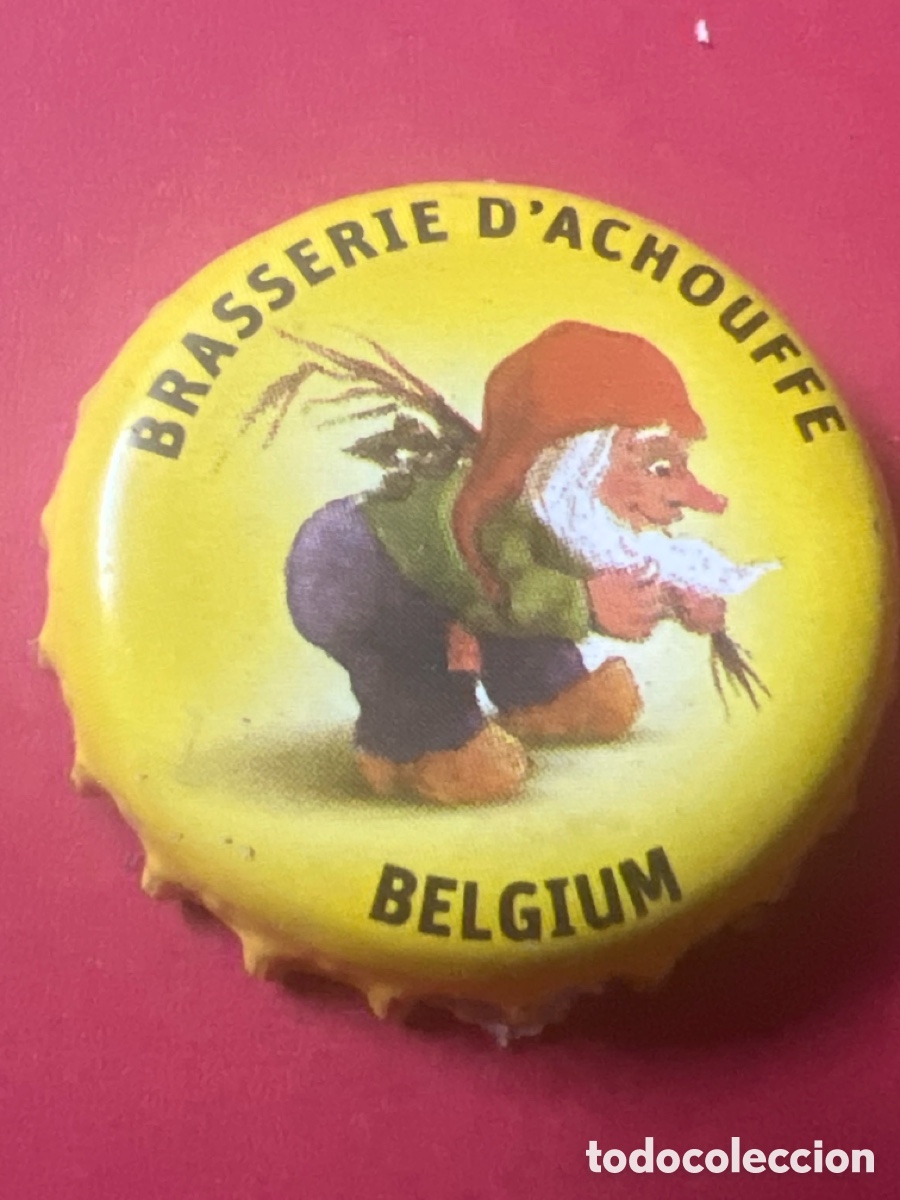 Coleccionismo de cervezas: T4/X133/M5. CHAPA CORONA CERVEZA - Brasserie d'Achouffe - (BELGICA)