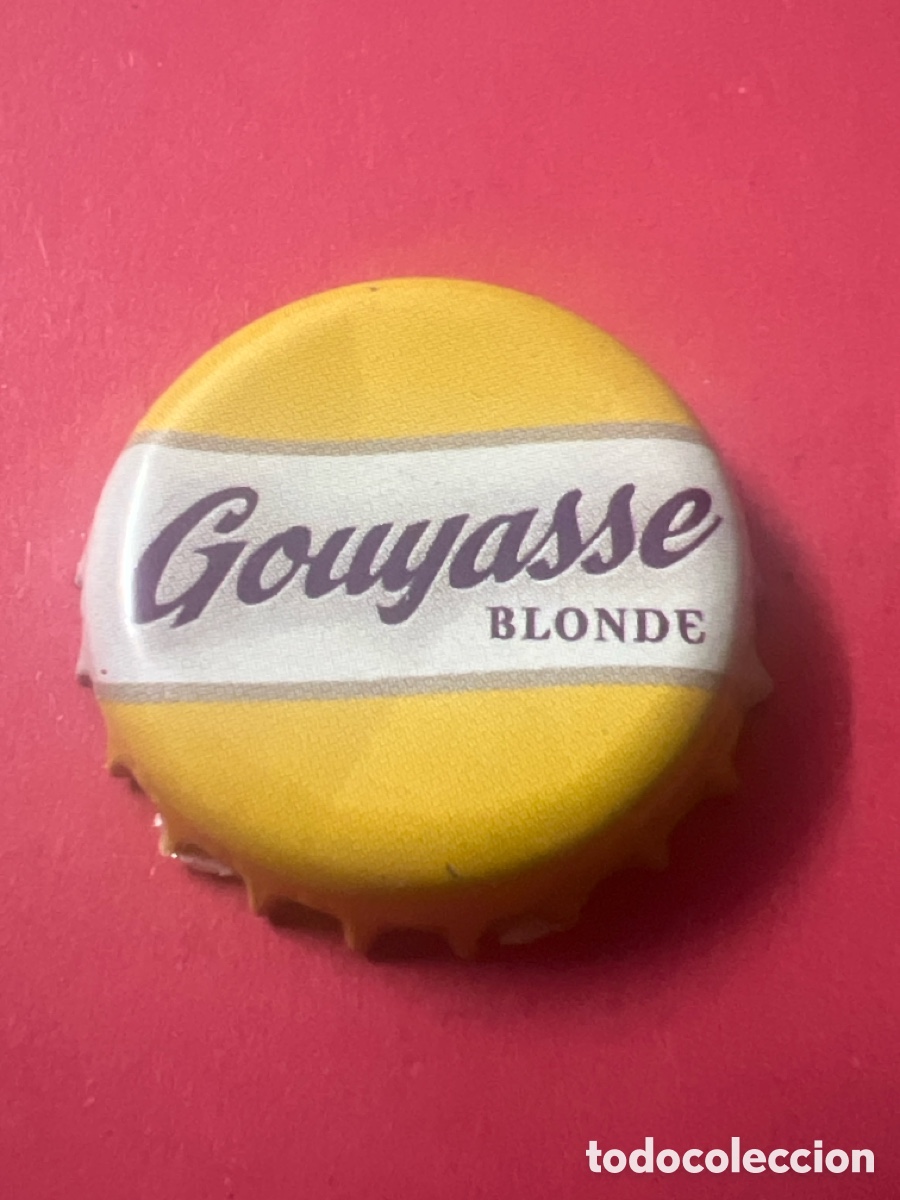 Coleccionismo de cervezas: T4/X133/N2. CHAPA CERVEZA - B&Eacute;LGICA - Gouyasse Blonde