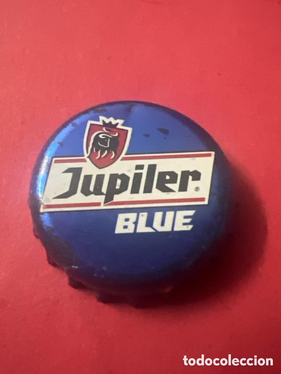 Coleccionismo de cervezas: T4/X133/N3. CHAPA CERVEZA - B&Eacute;LGICA - Jupiler Blue