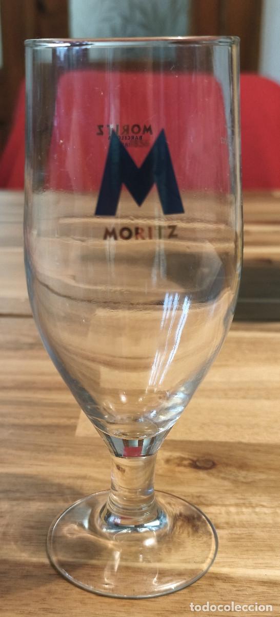 Coleccionismo de cervezas: VASO COPA CERVEZA - MORITZ - 33 cl. - Foto 1