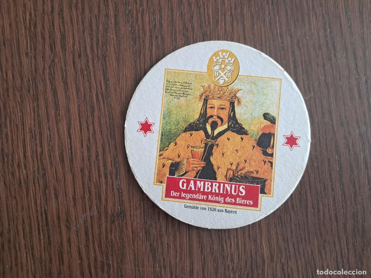 Coleccionismo de cervezas: posavasos de cerveza, Reissdorf K&ouml;lsch, Gambrinus.