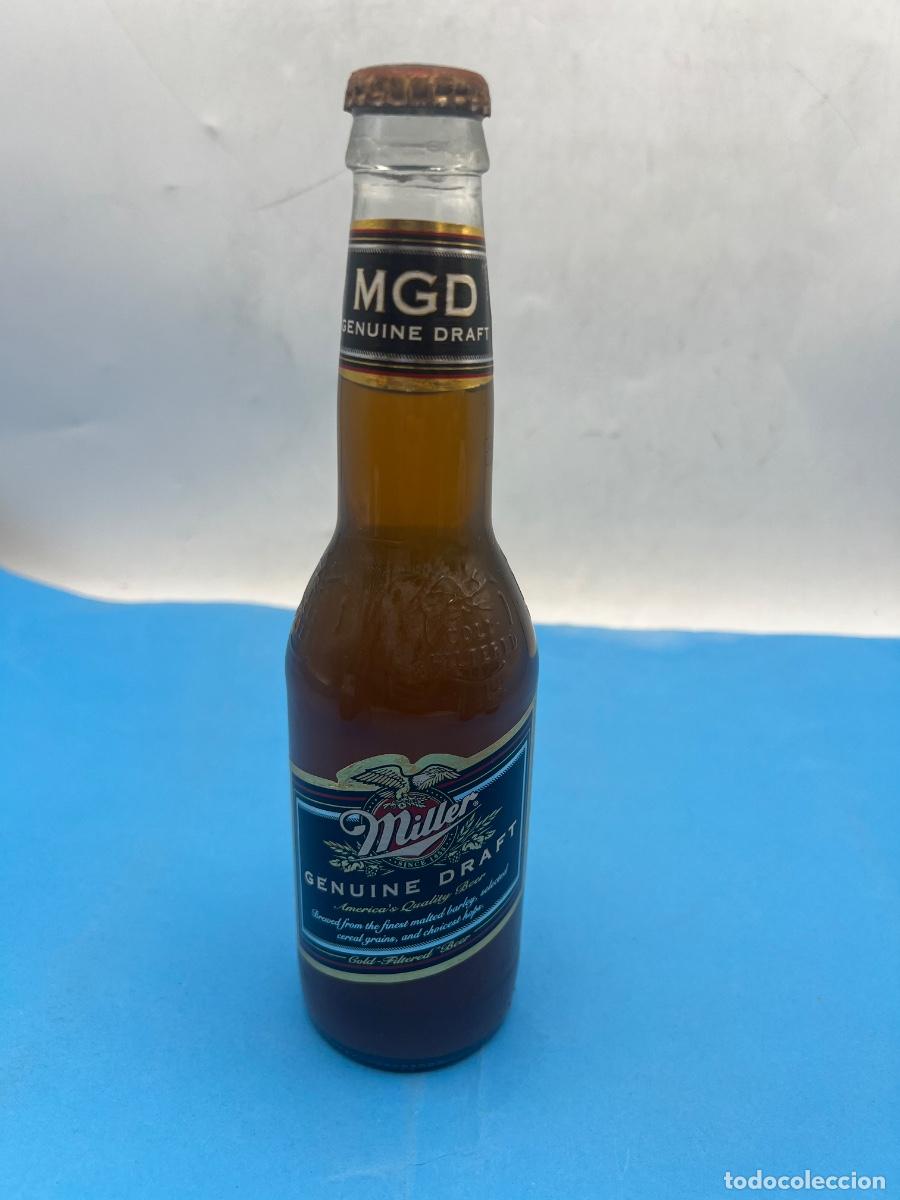 Coleccionismo de cervezas: BOTELLA. CERVEZA. MGD. GENUINE DRAFT. AMERICA&rsquo;S QUALITY BEER.