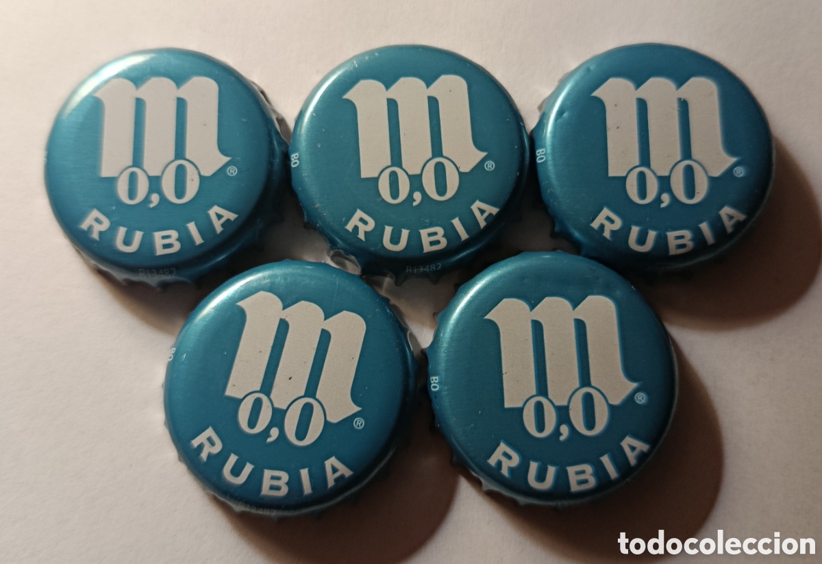 Coleccionismo de cervezas: LOTE CHAPAS MAHOU RUBIA - Foto 1
