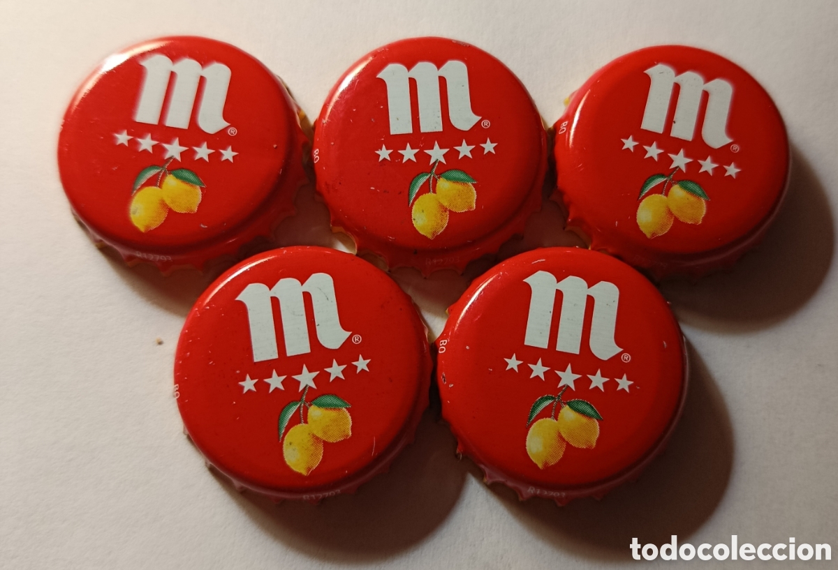 Coleccionismo de cervezas: LOTE CHAPAS MAHOU LIM&Oacute;N