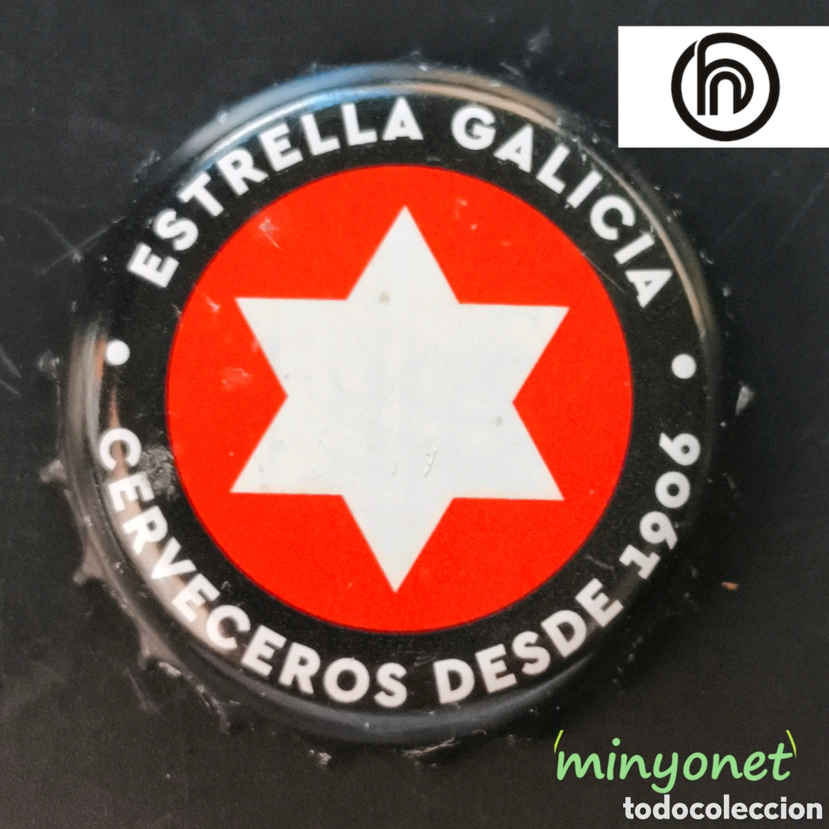 Coleccionismo de cervezas: Tap&oacute;n corona Cerveza Estrella Galicia