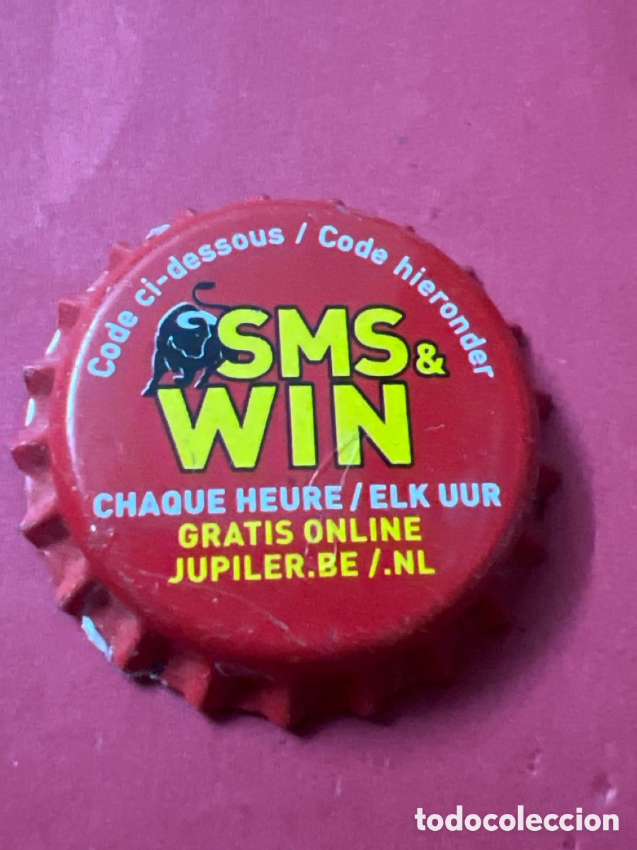 Coleccionismo de cervezas: Q67. CHAPA CERVEZA - B&Eacute;LGICA - JUPILER - SIN ABRIR