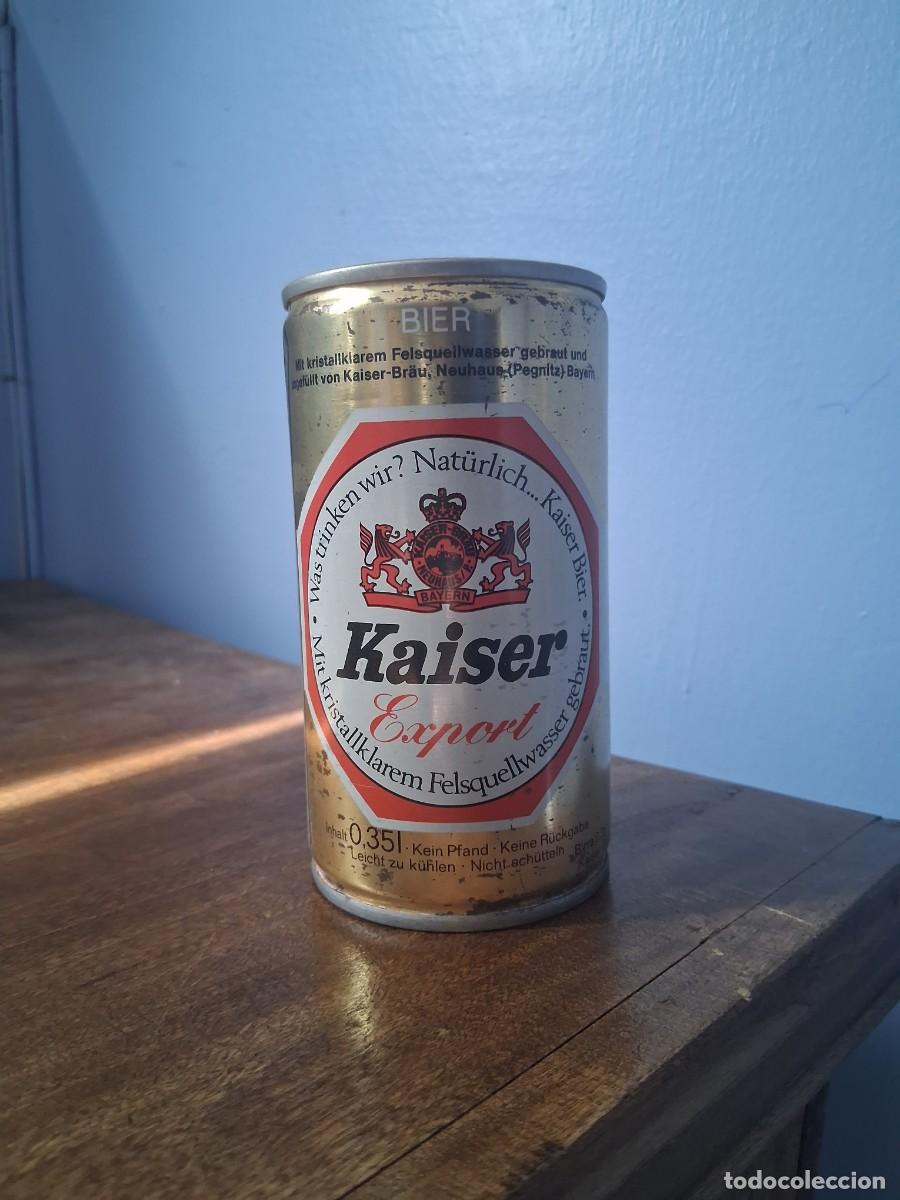 Coleccionismo de cervezas: Lata de cerveza Kaiser