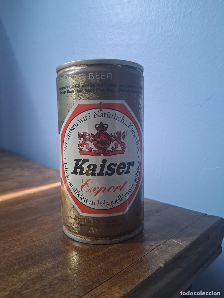 Coleccionismo de cervezas: Lata de cerveza Kaiser - Foto 2