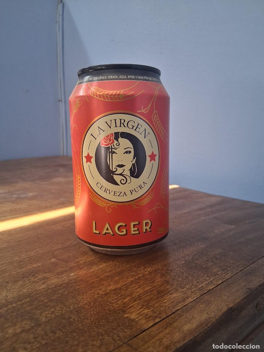 Coleccionismo de cervezas: Lata cerveza estilo Helles La virgen Madrid