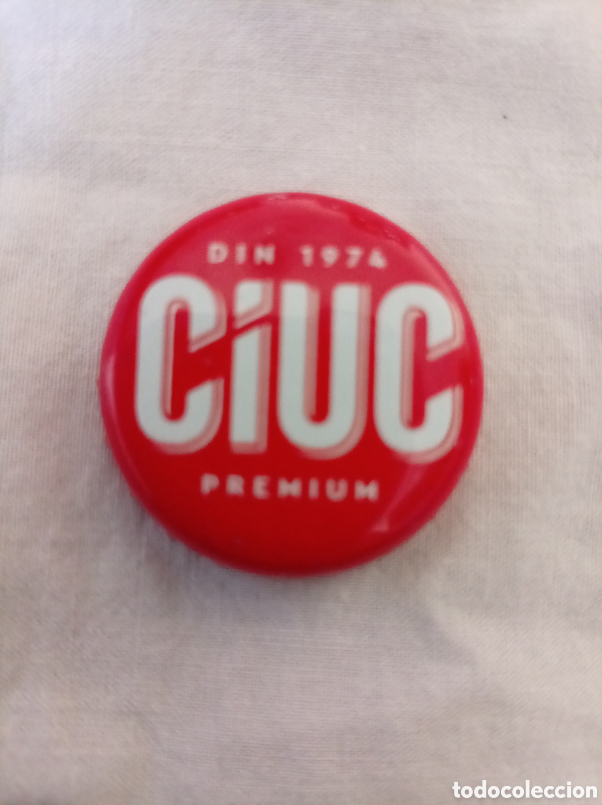 Coleccionismo de cervezas: Chapa de cerveza Ruman&iacute;a, tap&oacute;n corona, CIUC Premium. Din 1974.
