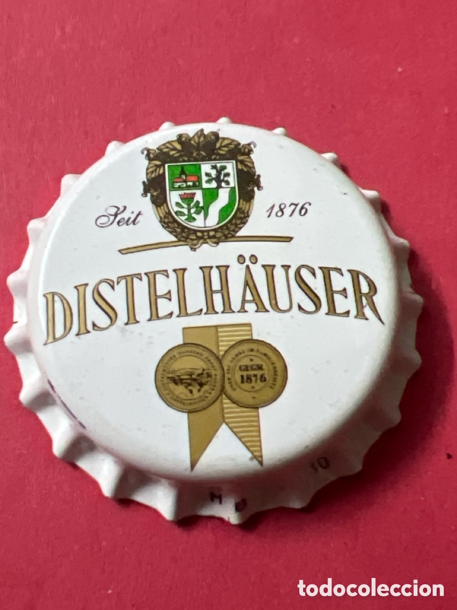 Coleccionismo de cervezas: Q467. CHAPA CERVEZA / ALEMANIA - Distelh&auml;user seit 1876