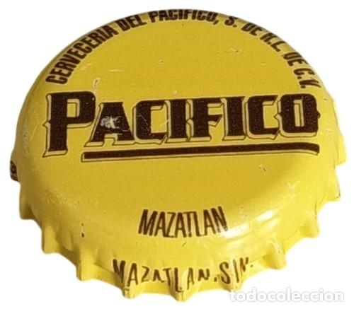 Coleccionismo de cervezas: M&eacute;xico Capsule Bi&egrave;re Beer Crown Cap Pac&iacute;fico Mazatl&aacute;n RP975 tap&oacute;n corona