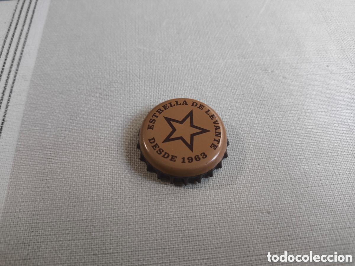 Coleccionismo de cervezas: Chapa Cerveza Estrella Levante 0,0 Tostada (U)