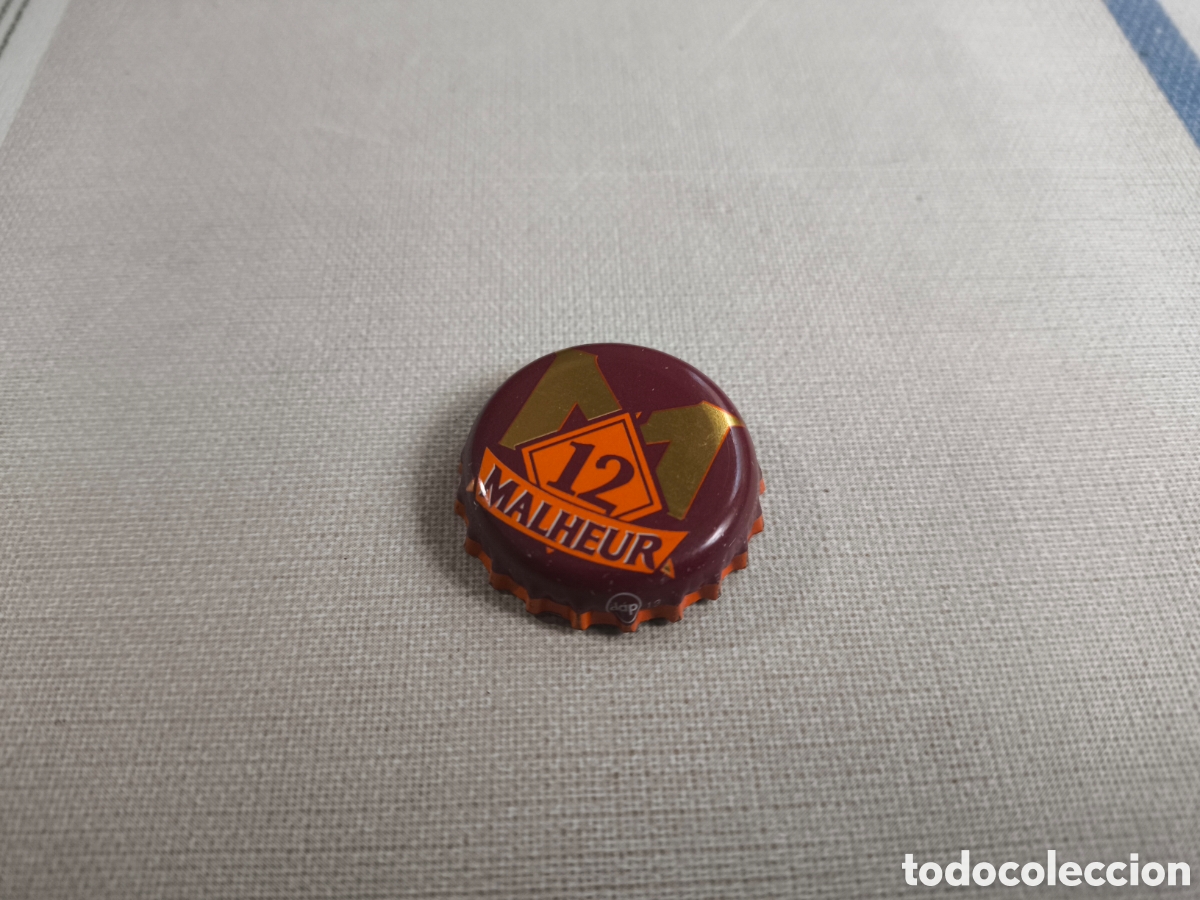 Coleccionismo de cervezas: Chapa Cerveza Malheur 12 (DAP) - Foto 1