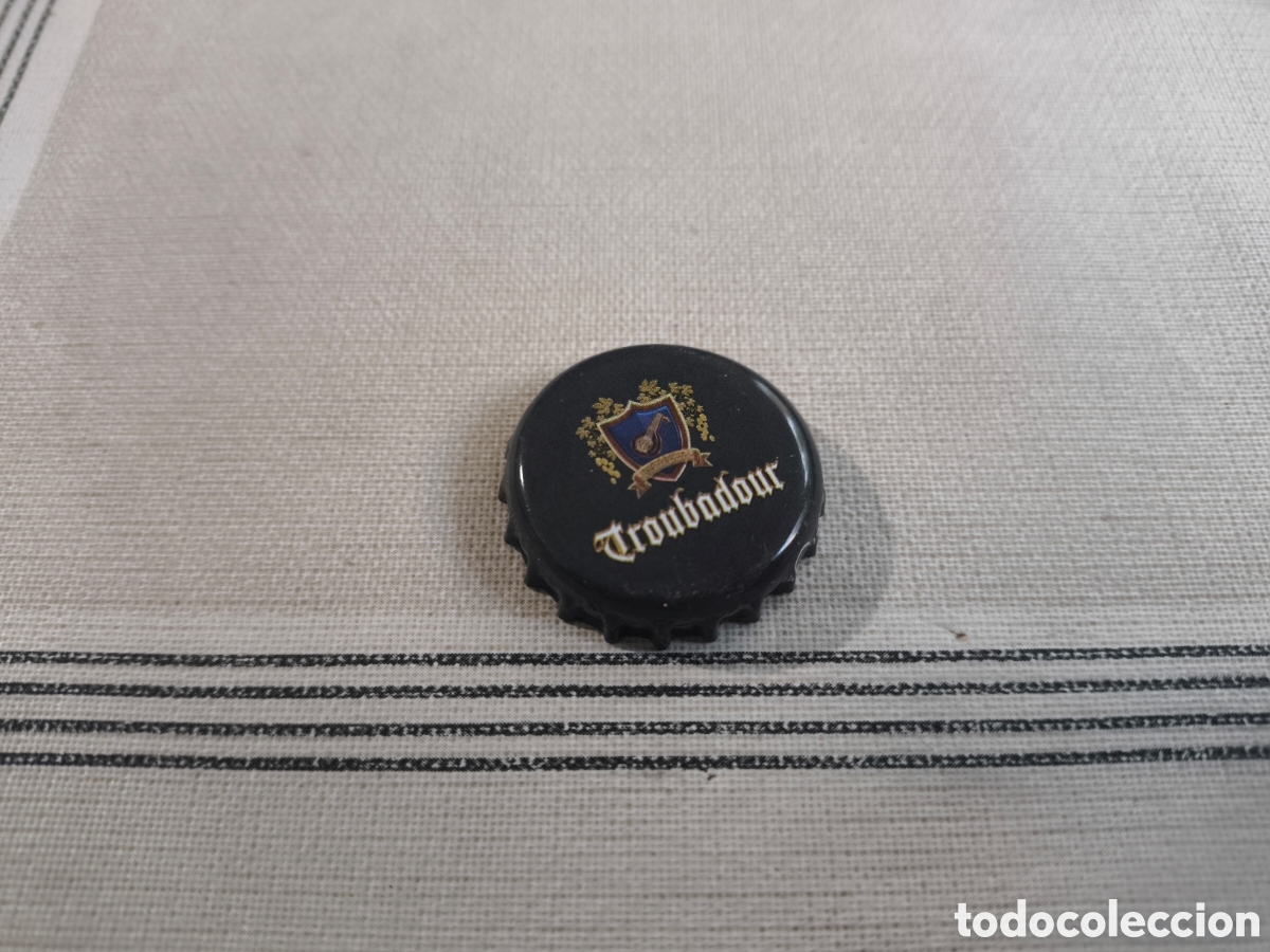 Coleccionismo de cervezas: Chapa Cerveza Troubadour Dubbel (DAP)