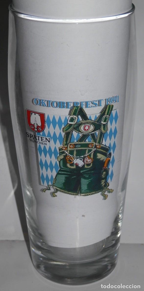 Coleccionismo de cervezas: UN VASO DE LA CERVEZA SPATEN MUNCHEN