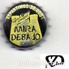 Coleccionismo de cervezas: chapa - t&oacute;nica - ESPA&Ntilde;A - Schweppes
