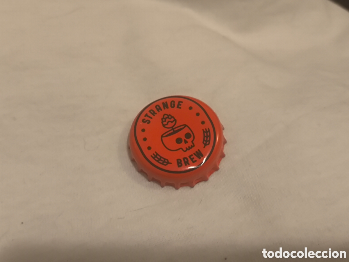 Coleccionismo de cervezas: Chapa Cerveza Strange Brew (DAP)