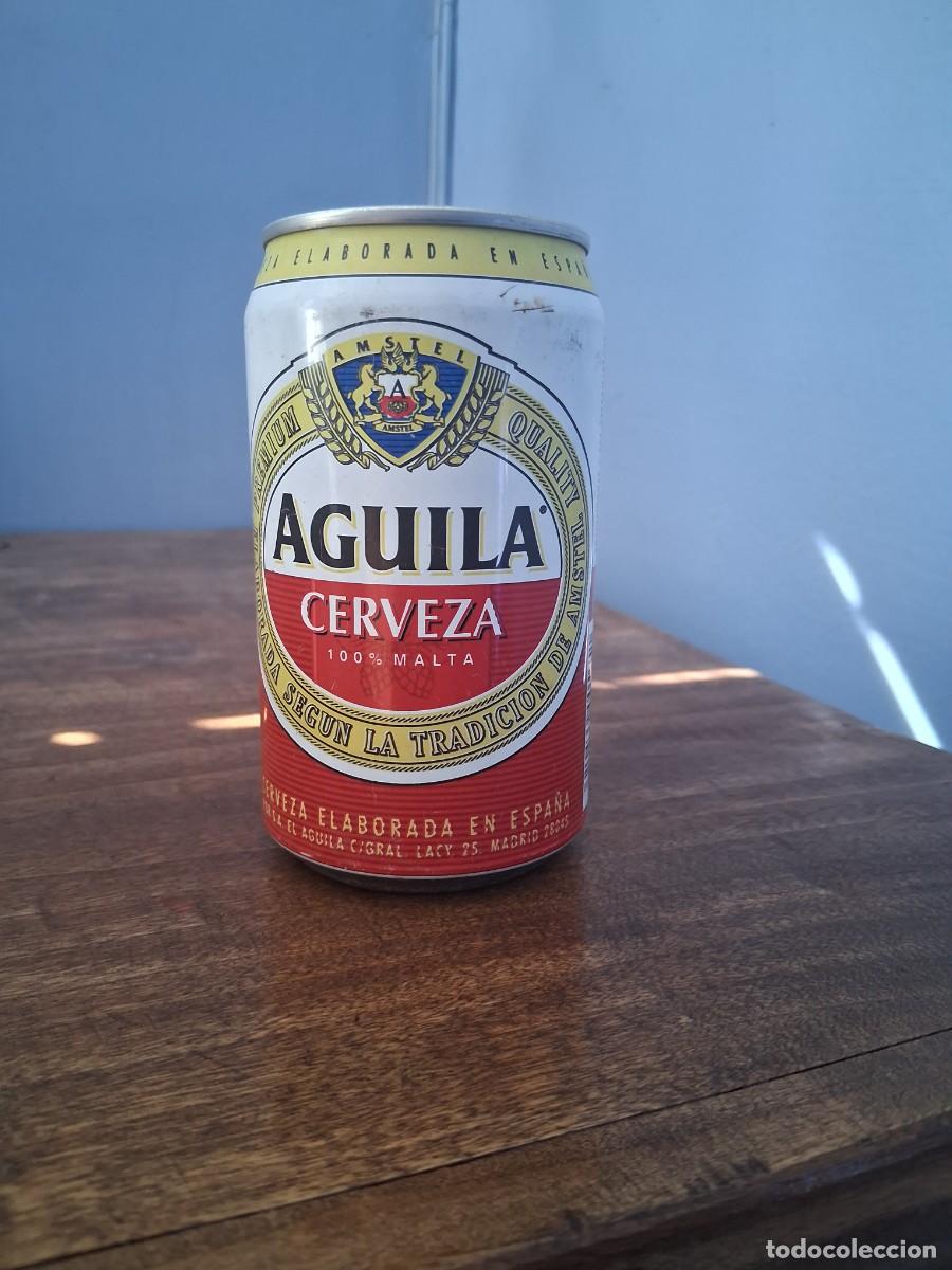 Coleccionismo de cervezas: Lata de cerveza &Aacute;GUILA AMSTEL