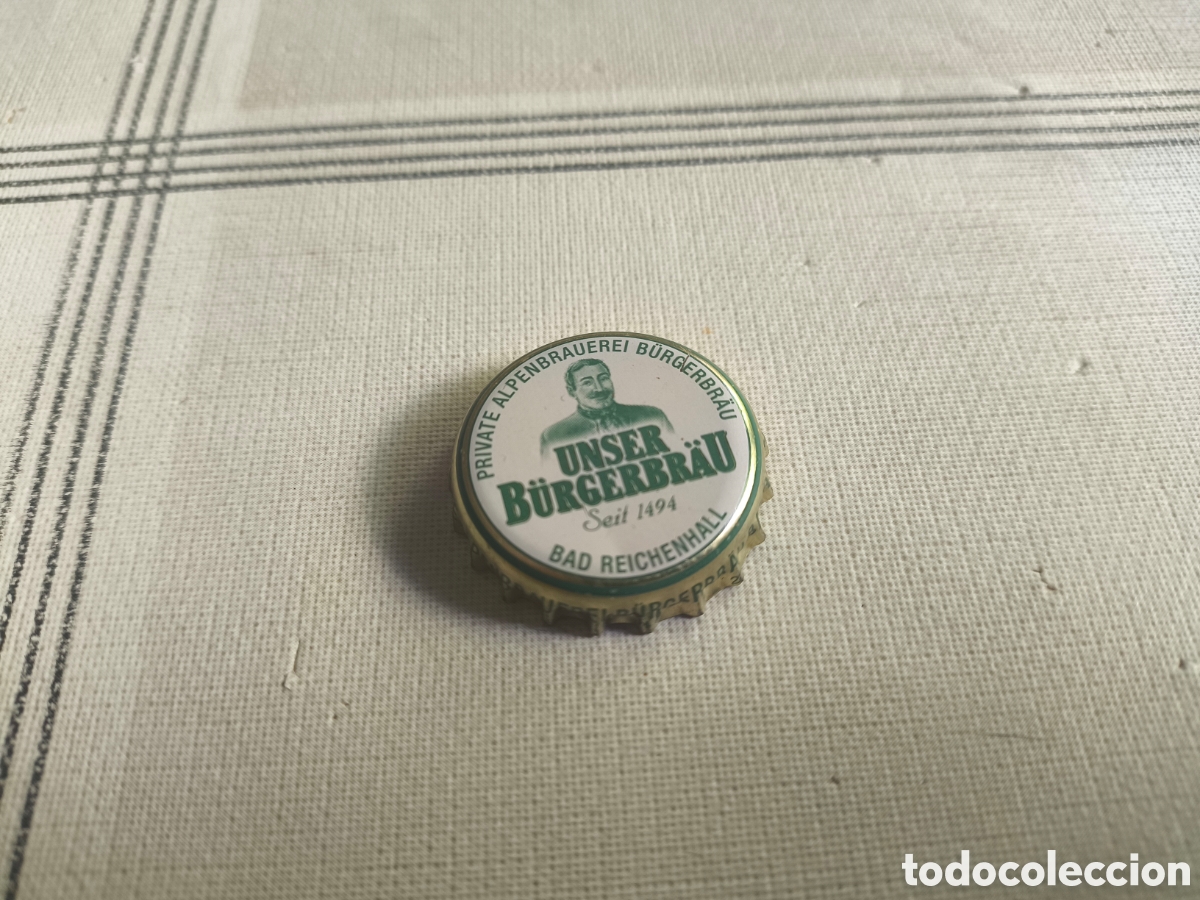 Coleccionismo de cervezas: Chapa Cerveza Unser B&uuml;rgerbr&auml;u (HB)
