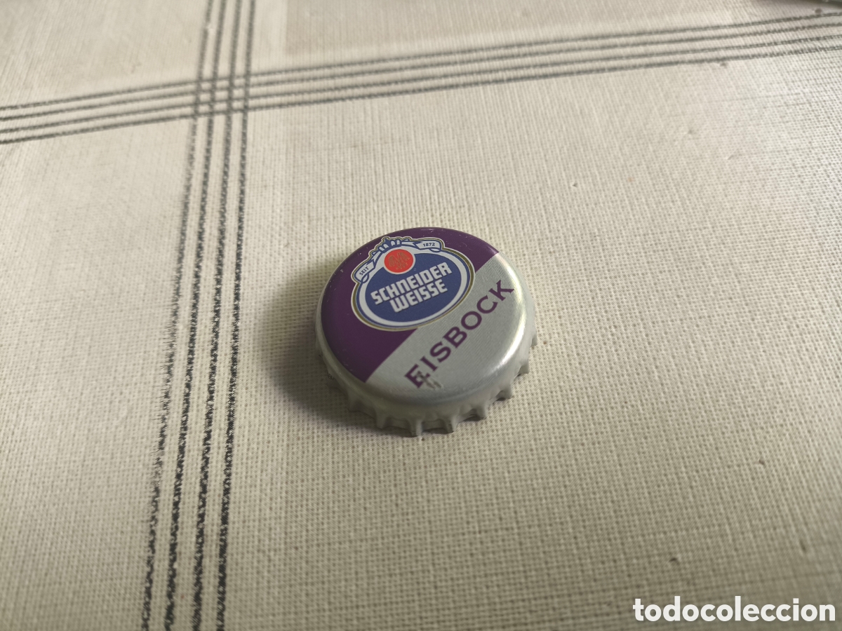 Coleccionismo de cervezas: Chapa Cerveza Schneider Weisse Eisbock (RRK)