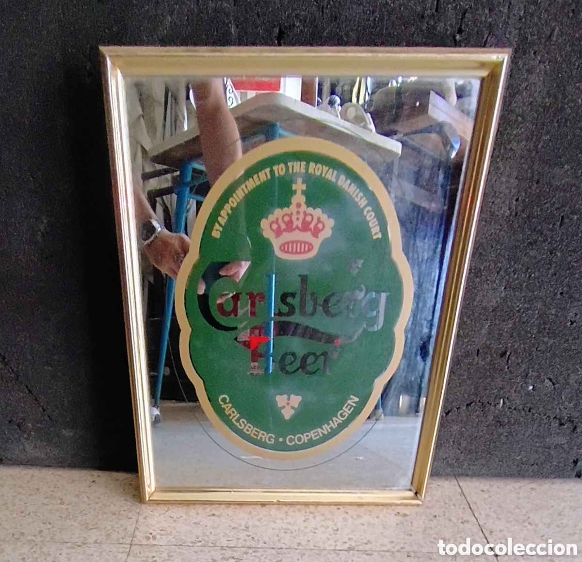Collectable Beer: ESPEJO LITOGRAF&Iacute;ADO CERVEZA CA