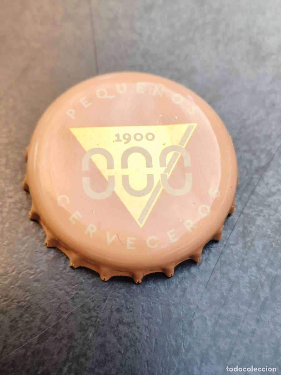 Coleccionismo de cervezas: CHAPA CORONA ESPA&Ntilde;A &Aacute;MBAR 1900 TOSTADA 000