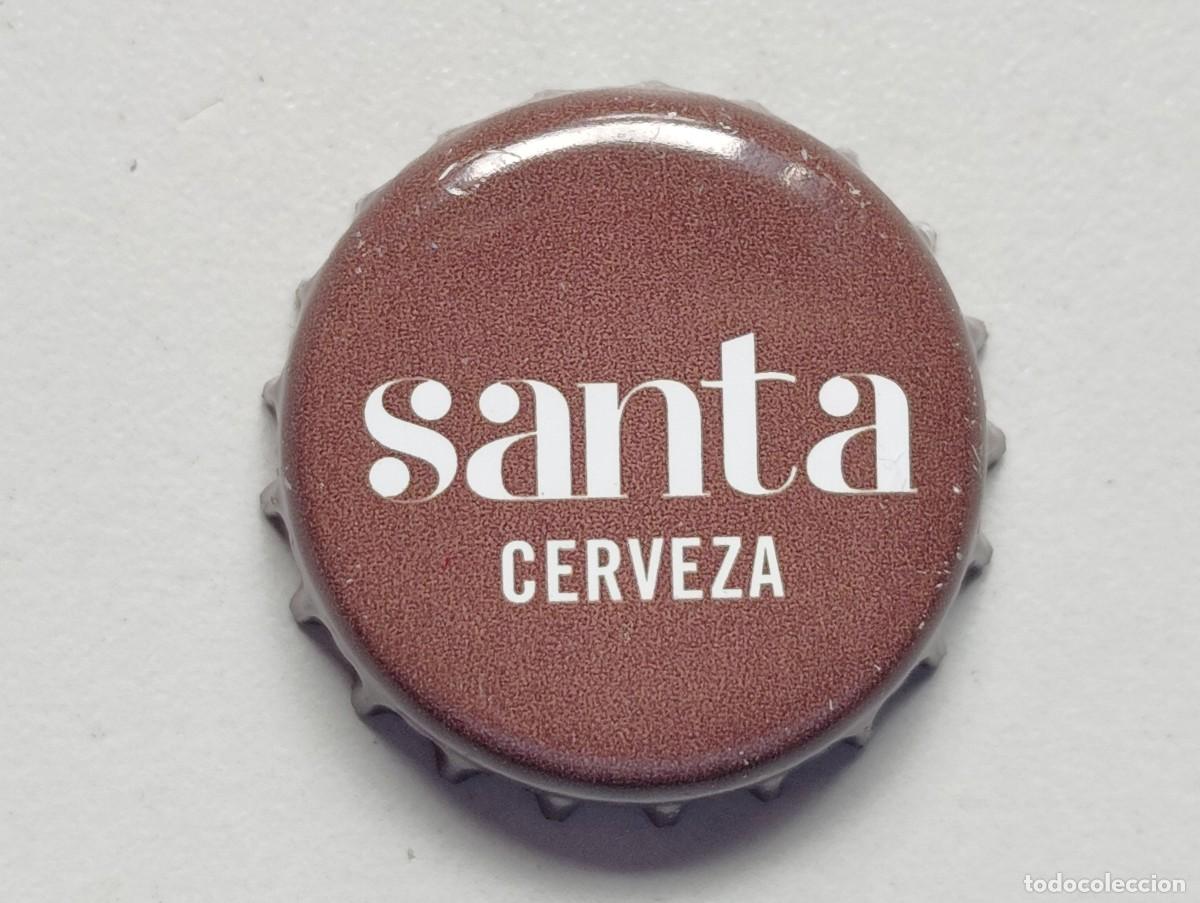 Coleccionismo de cervezas: TAPON CORONA CERVEZA ESPA&Ntilde;A ARTESANA SANTA (cp). USADA