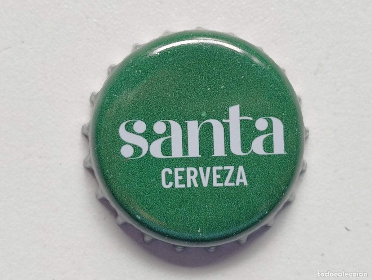 Coleccionismo de cervezas: TAPON CORONA CERVEZA ESPA&Ntilde;A ARTESANA SANTA (cp). USADA