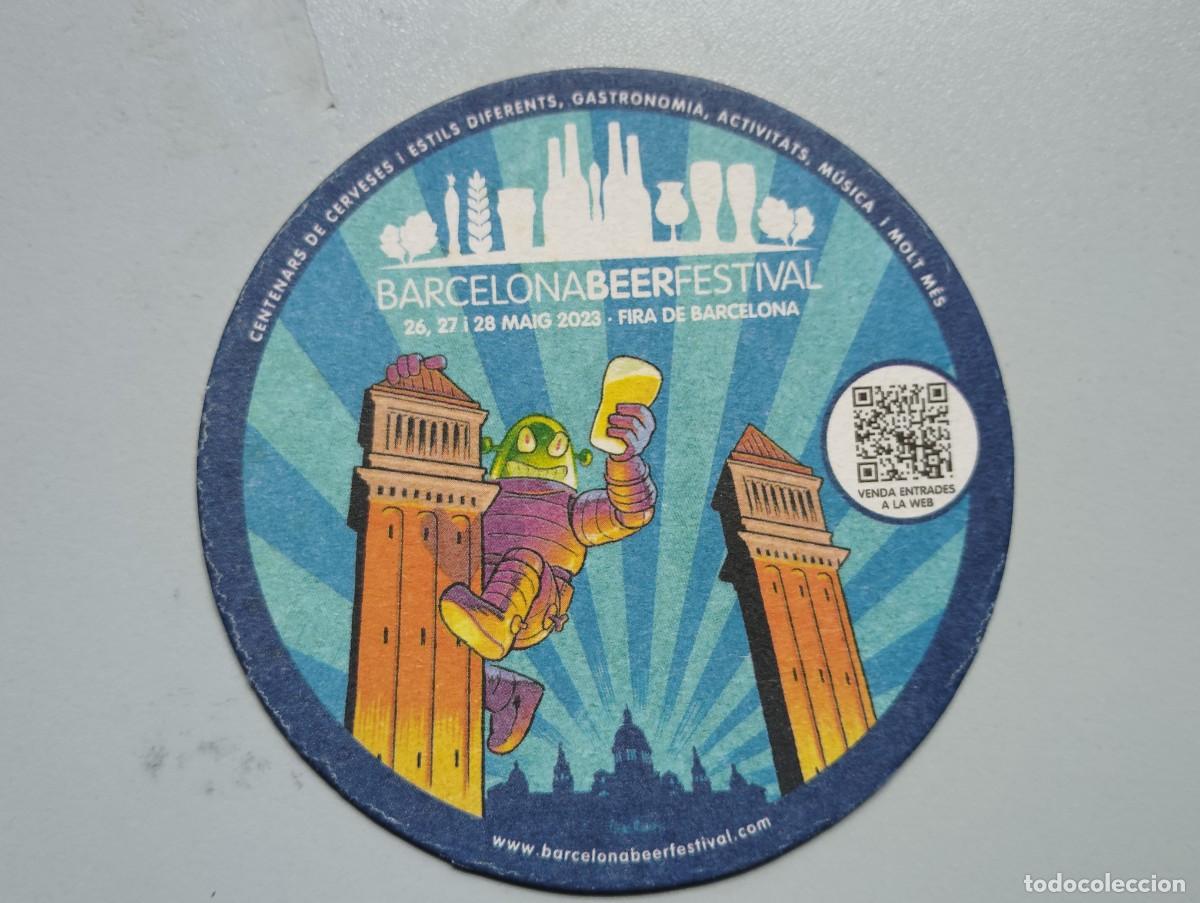Coleccionismo de cervezas: POSAVASOS CERVEZA BARCELONA BEER FESTIVAL 2023. NUEVO