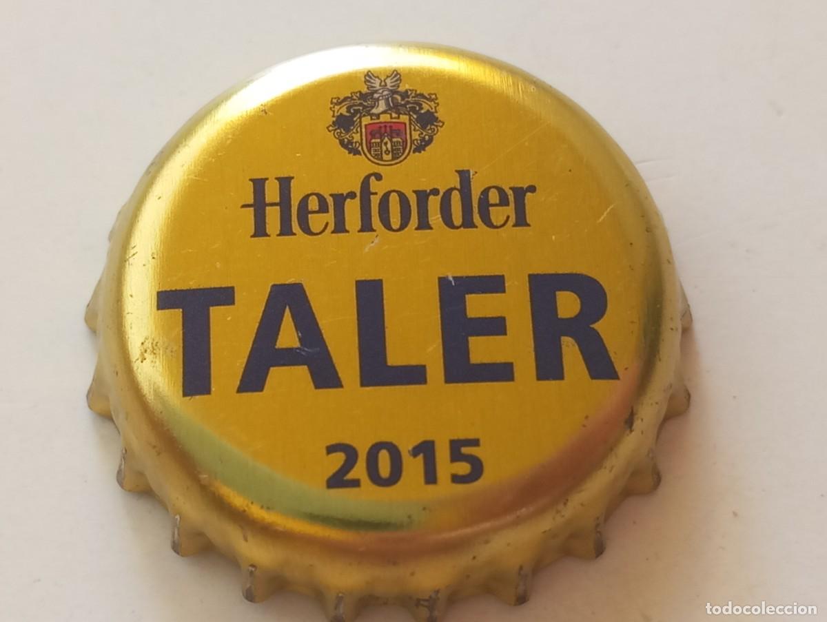 Coleccionismo de cervezas: Chapa tap&oacute;n corona de la cerveza alemana HERFORDER TALER 2015