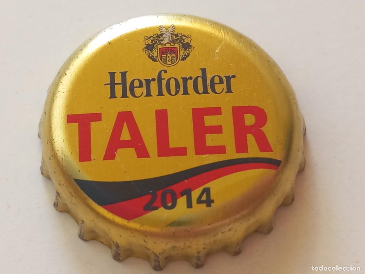 Coleccionismo de cervezas: Chapa tap&oacute;n corona de la cerveza alemana HERFORDER TALER 2014