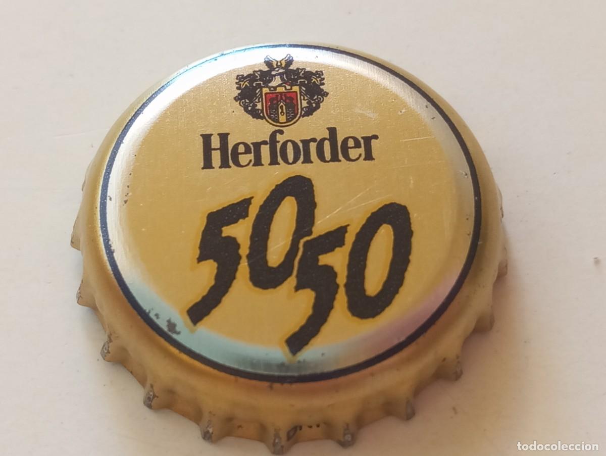 Coleccionismo de cervezas: Chapa tap&oacute;n corona de la cerveza alemana HERFORDER 5050