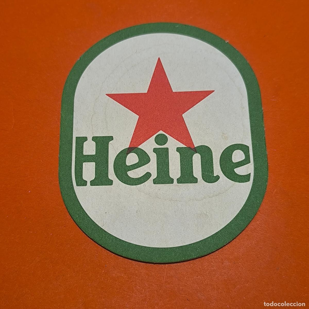 Coleccionismo de cervezas: 005520MER-posavasos ovalado Heineken